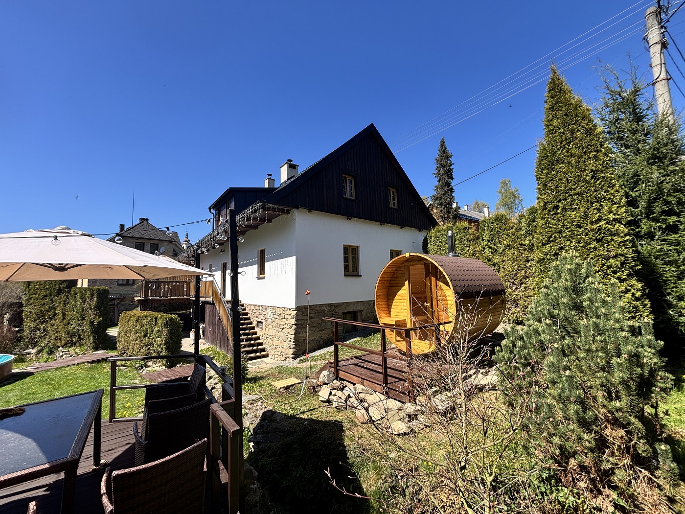 Nowość przy domu &ndash; sauna beczkowa